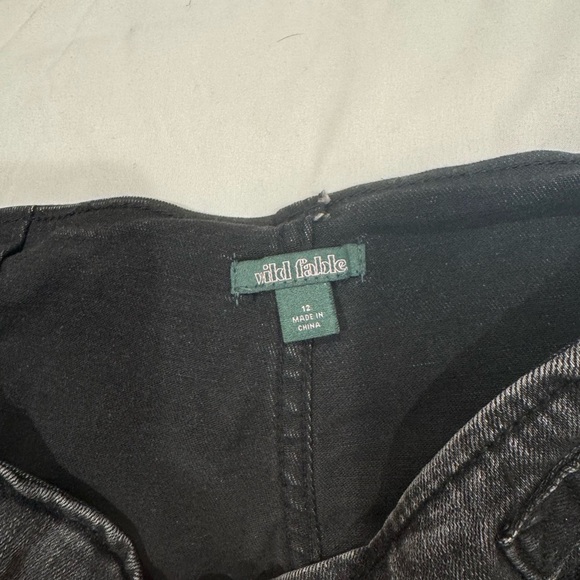 Wild Fable Black Mini Skirt with Buckle Detail - Picture 6 of 7